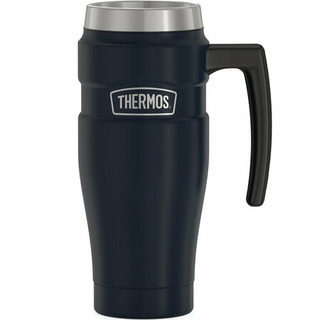 THERMOS 16-Ounce Stainless King Vacuum-Insulated Stainless Steel Travel Mug (Midnight Blue) SK1000MDB4